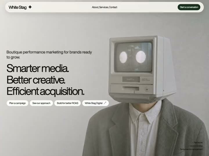 White Stag Digital site preview